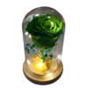 Capsula con Rosa Verde natural preservada - Imagen 8