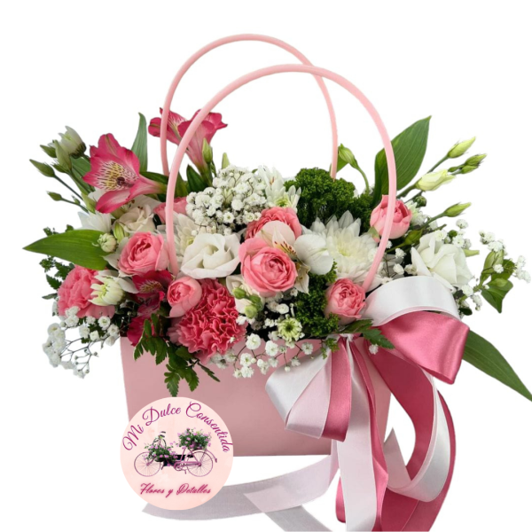 Cartera de flores