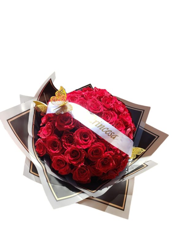 Bouquet de 50 rosas